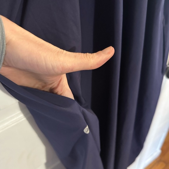 HALARA Navy razorback dress built in bra NWT - Picture 6 of 7